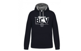 Sweat bicolor bleu marine enfant