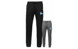 Pantalon bas fitté gris adulte