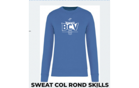 Sweat col rond skills enfant