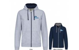 Veste bicolore bleue marine enfant